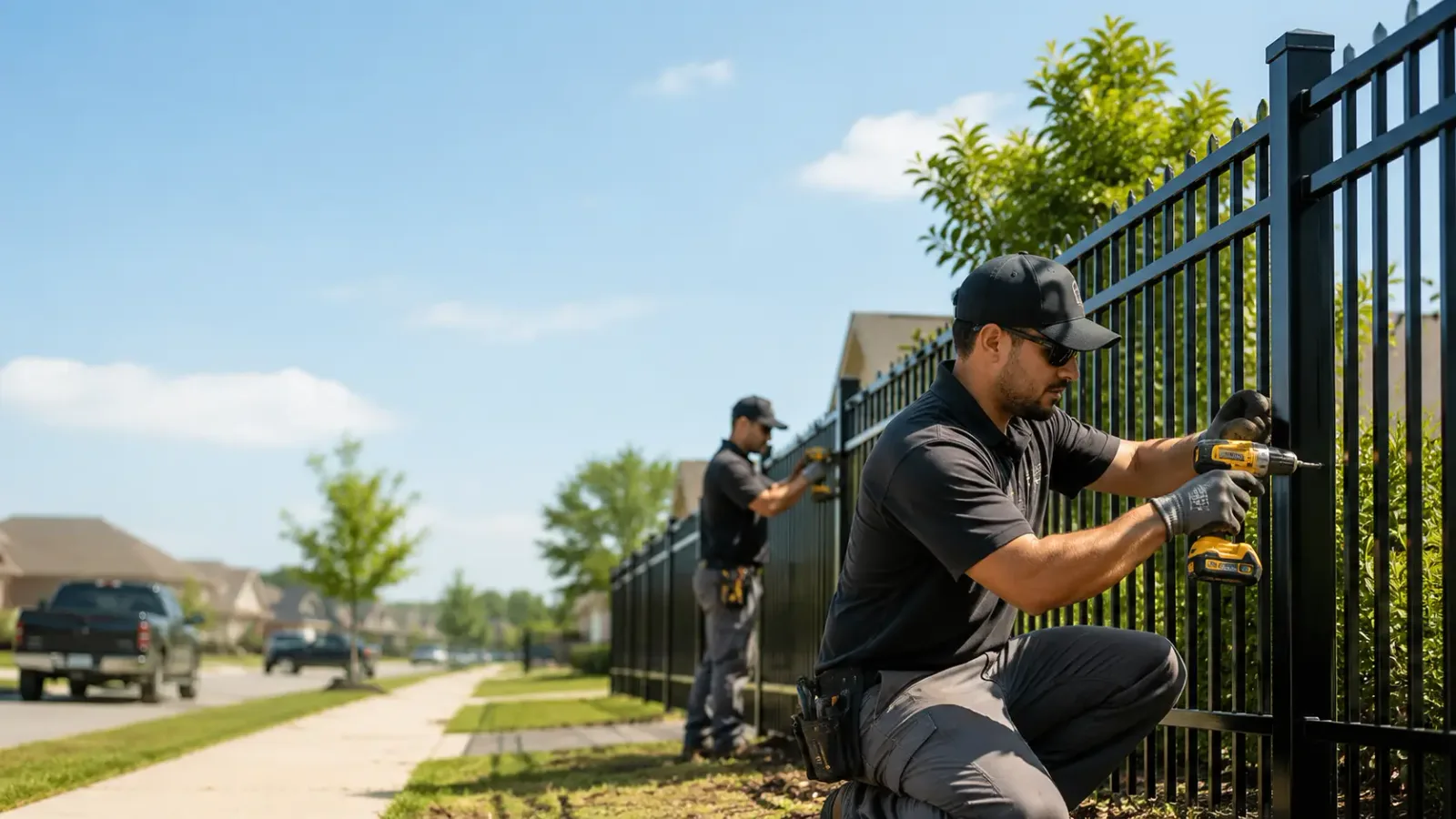 Metal Fence Installation in Pikesville, MD